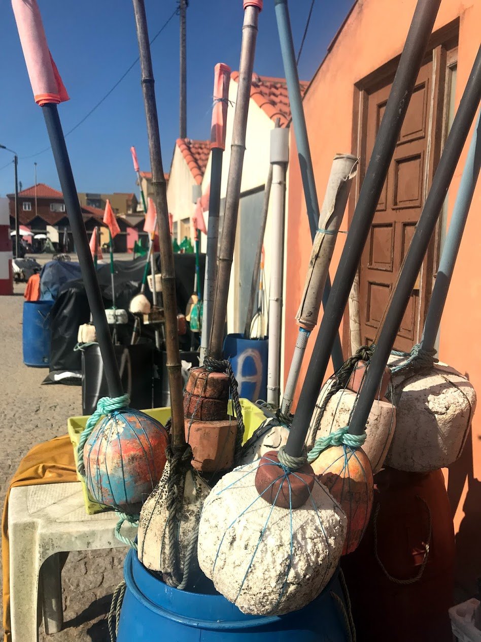 Quaint fishing village in portugal